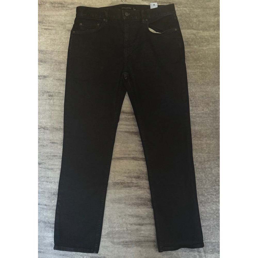 Banana Republic Slim Fit Dark Wash Blue Denim Jeans Mens 34 x 30 SU19